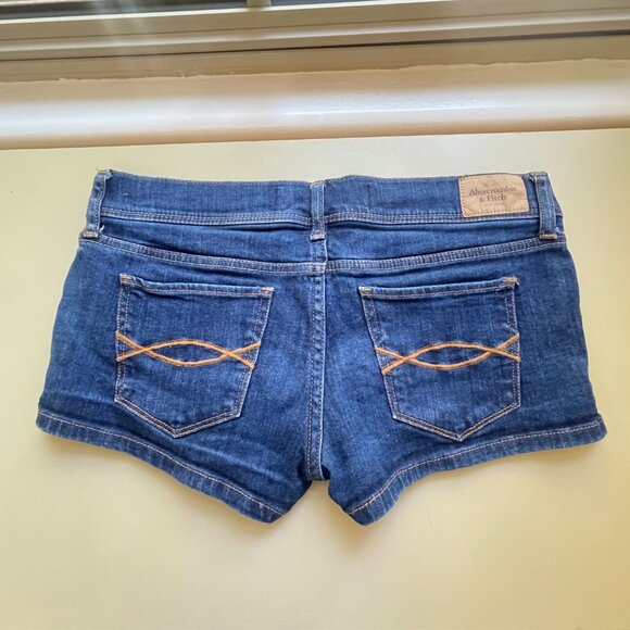 Abercrombie & Fitch Pants - Abercrombie & Fitch Shorts Blue Denim Jean 6 W28